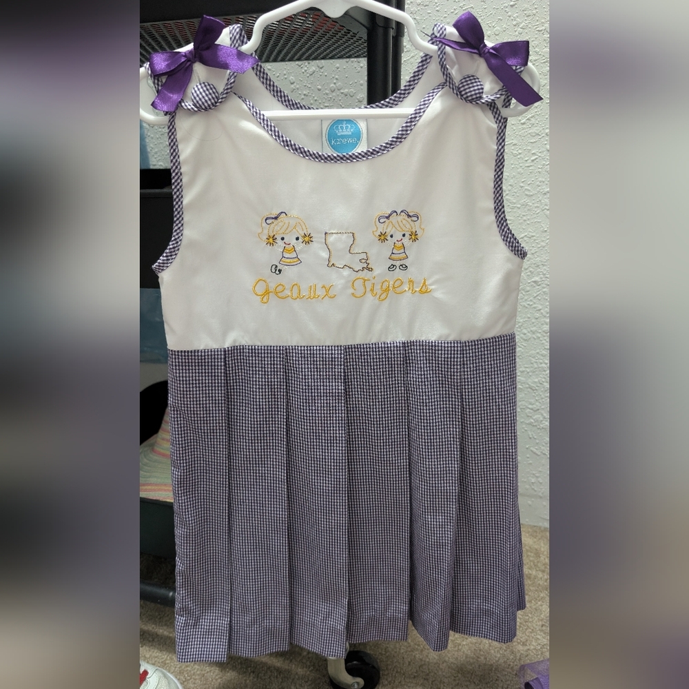 LSU Spirit Dress, Size 4